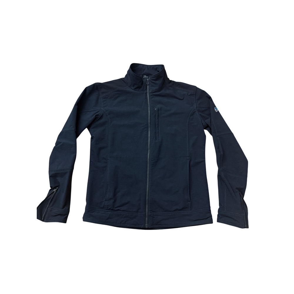 Kuhl Klash Jacket Mens Small Navy Blue Softshell Full Zip Outdoor Style 1067